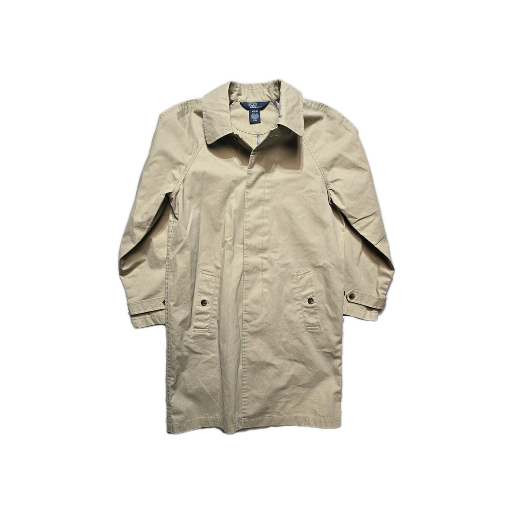 Vintage‎ Polo Ralph Lauren Boys Trench Coat M 10-12  Beige